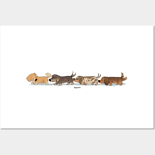 Sausage Squad Wall Art by doggobloc